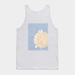 Simple Minimal Boho - Botanical Leaves 3 Tank Top